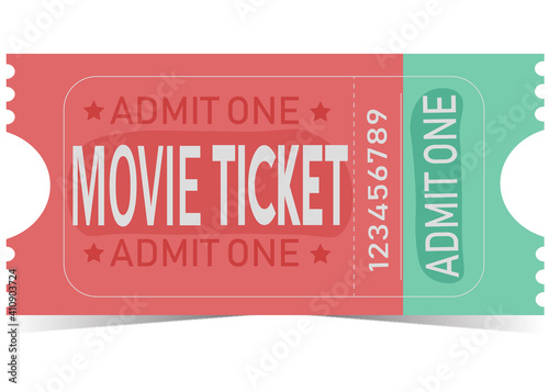ticket pink admit one movie ticket buy cinema ticket theatre