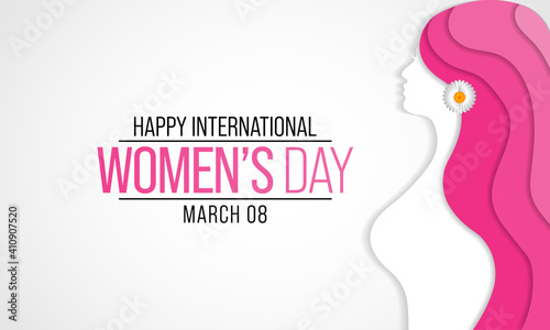 International Women's Day is celebrated  on the 8th of March annually around the world. It is a focal point in the movement for women's rights. Vector illustration design.