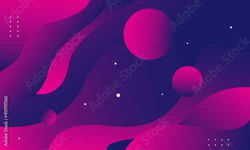 Colorful geometric background. Liquid color background design. Fluid shapes composition. Eps10 vector