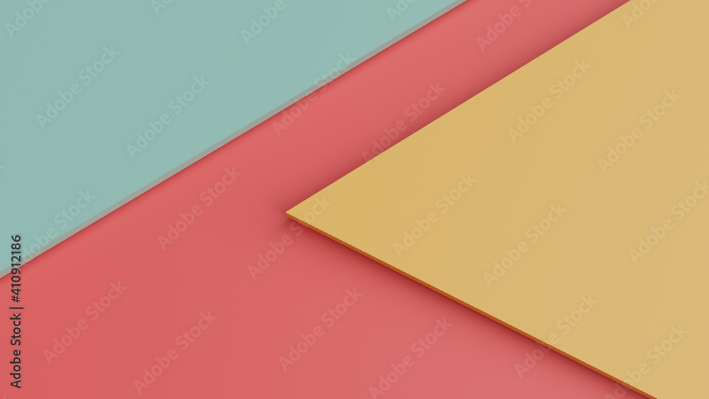Modern geometric background. Minimalistic design for poster,3d rendering Modern geometric background. Minimalistic design for poster,3d rendering