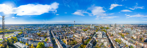 Panorama von Düsseldorf, Deutschland