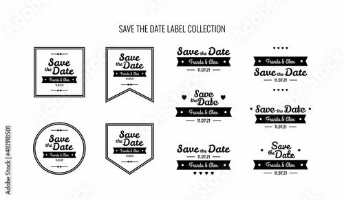 Wedding invitation vector graphic of save the date, perfect for wedding, invitation, couple, fiance, etc
