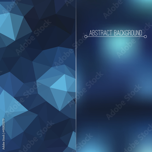 Abstract geometric contemporary neo geometric modern background. Triangle abstract blur modern cover flyer design. Mosaic tessellation. Vector illustration