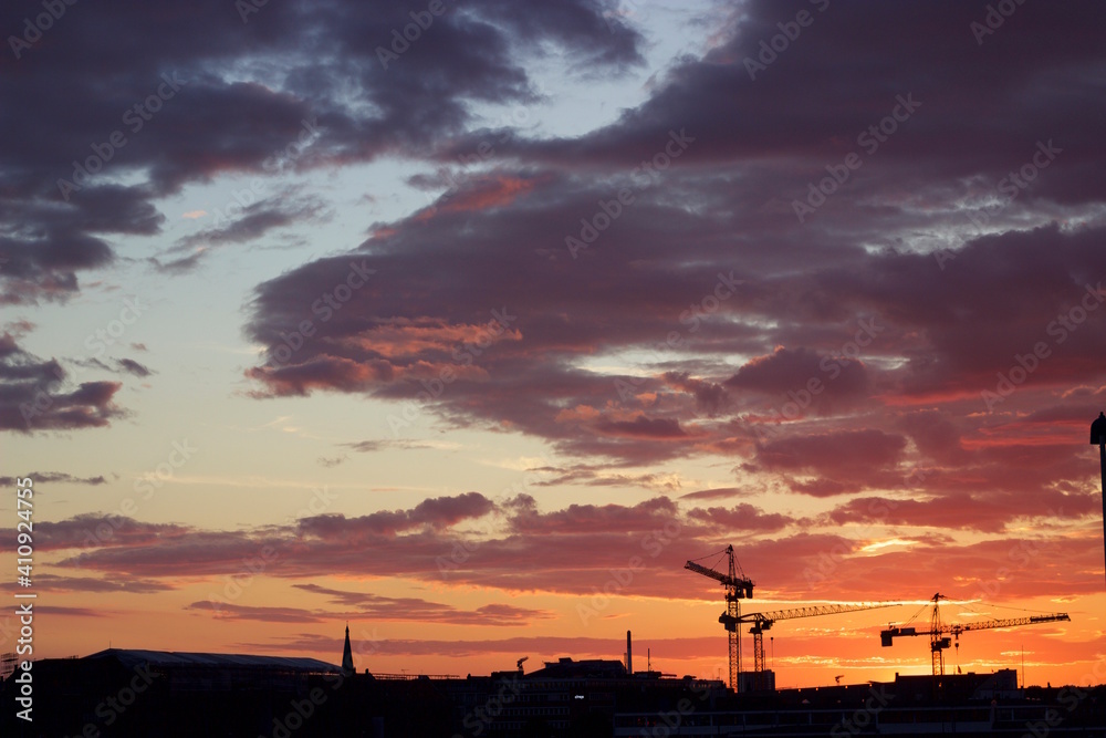 Cranes Over Copenhagen