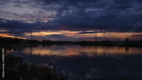 Spectacular River Trent Sunrise Timelapse (Nottingham)