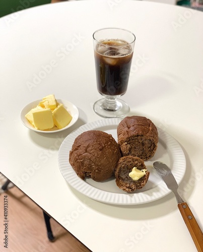 Coffee and bread
