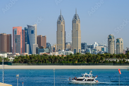 DUBAI, UAE - FABRYARY 20 - Dubai Media City (DMC) part of Dubai Holding is a tax free zone within Dubai, has been built by the Dubai government to boost UAE's media foothold.