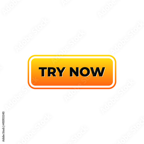 Try Now Icon Label Web Button Design Vector