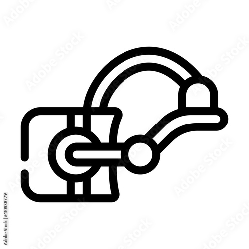 3d textures line icon vector illustration flat
