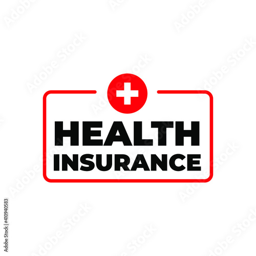 Medical insurance icon vector