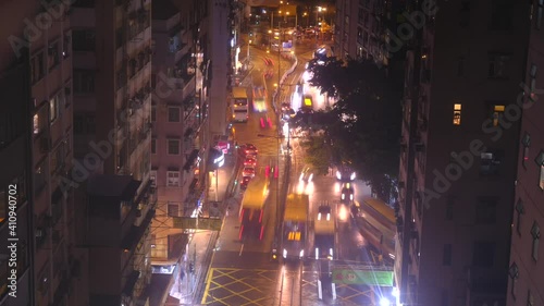 Hong Kong Traffic Timelapse (Causeway Bay)