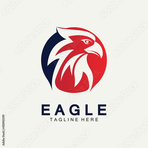 Eagle icon logo design vector template