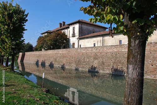 Il Castello Visconteo a Pagazzano in provincia di Bergamo, Lombardia, Italia. photo