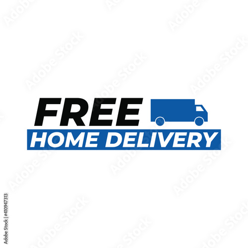 Free home delivery icon design