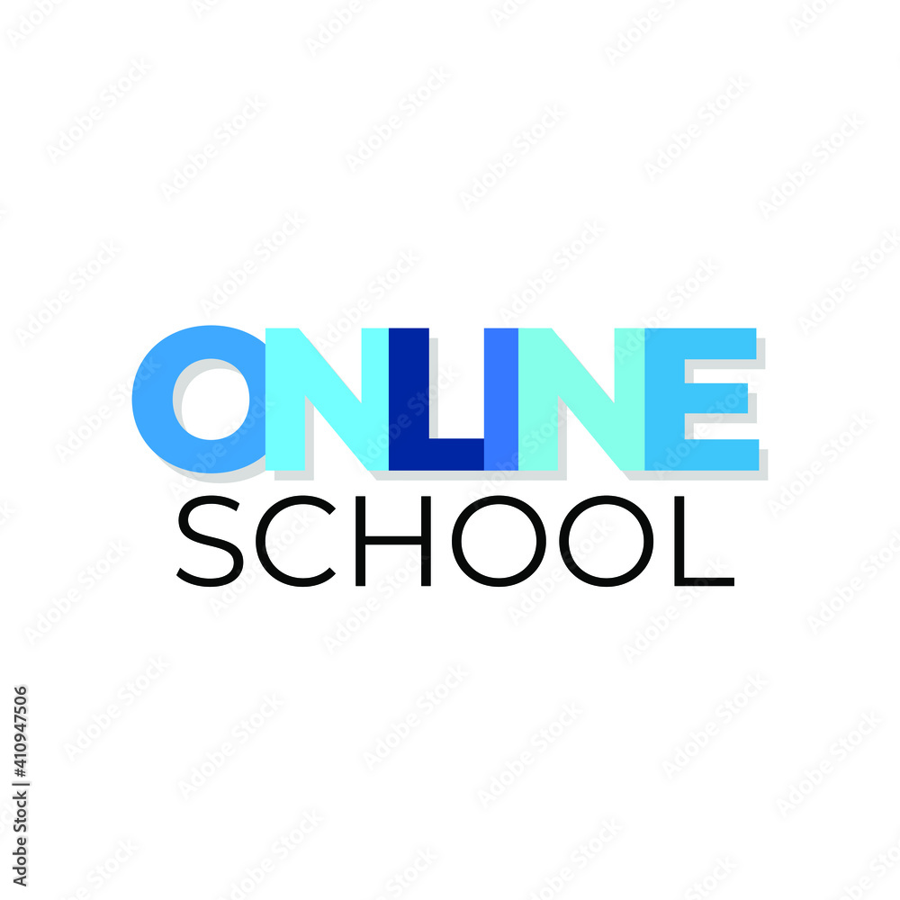 Online school text design