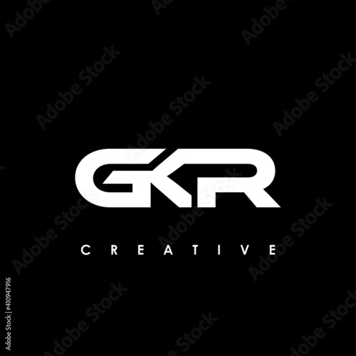 GKR Letter Initial Logo Design Template Vector Illustration