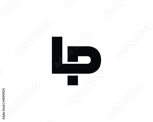 LP PL letter logo design vector template