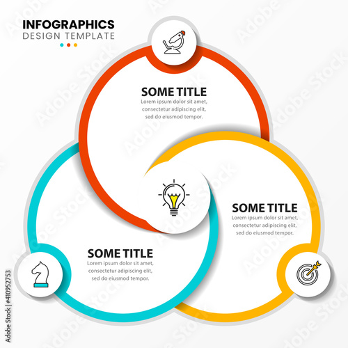 Infographic design template. Creative concept with 3 steps
