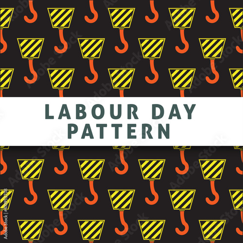 geometric seamless pattern, labour day seamless pattern, bottom crane pattern. can use for, fabric, print on demand, fashion. photo