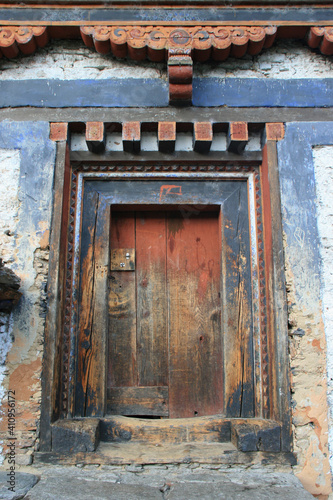 palace (wangdicholing) in jakar (bhutan) photo