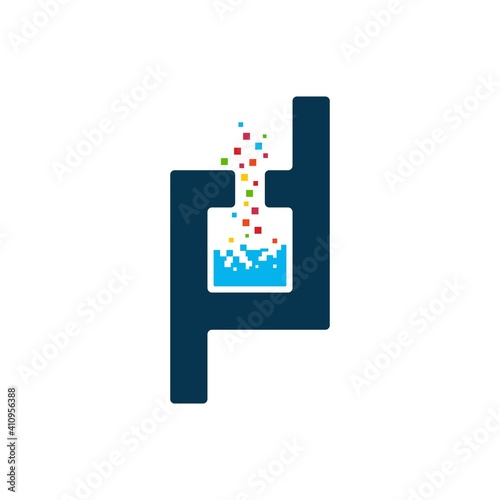 simple typography LAB style vector logo