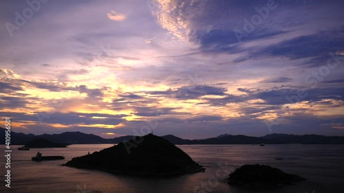 Hong Kong Island Sunset Clouds
