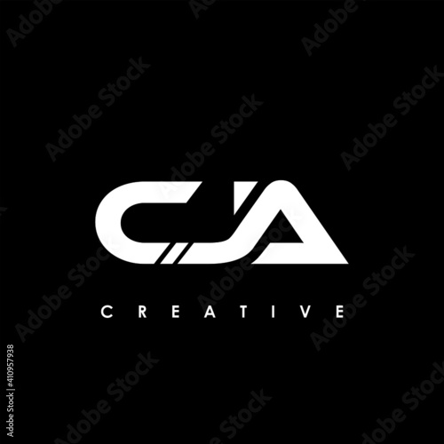CJA Letter Initial Logo Design Template Vector Illustration