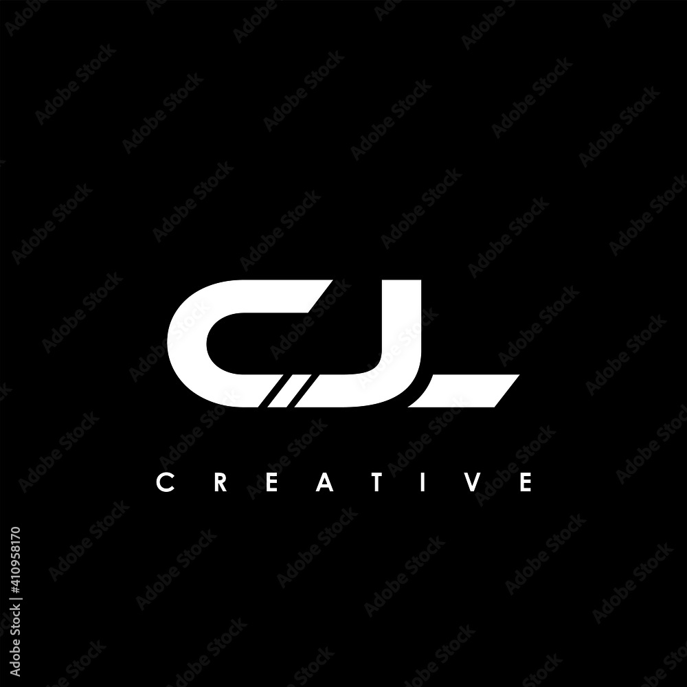 CJL Letter Initial Logo Design Template Vector Illustration