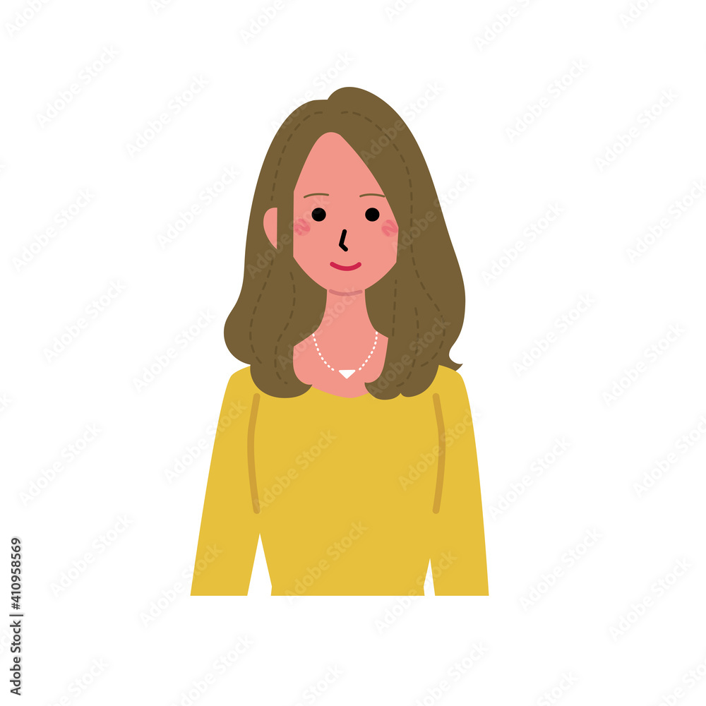 若い女性 20代 30代 イラスト ポートレート
若い女性 20代 30代 イラスト ポートレート