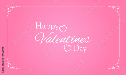 Pink valentine background with heart