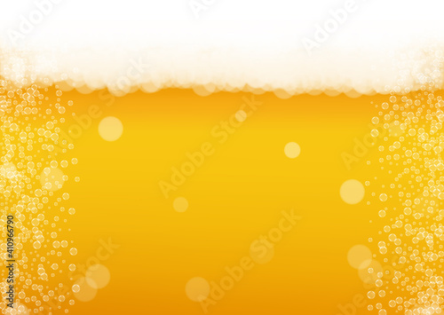 Beer foam. Craft lager splash. Oktoberfest background.