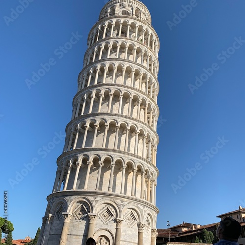 blue sky at pisa