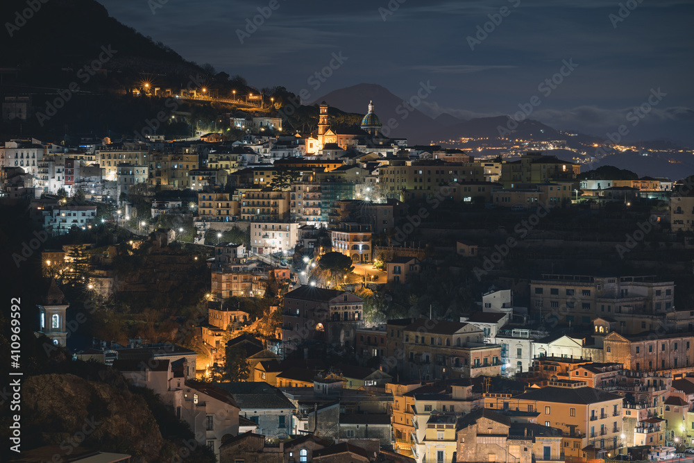 views and details of Vietri sul Mare on the Amalfi Coast, Salerno, Campania