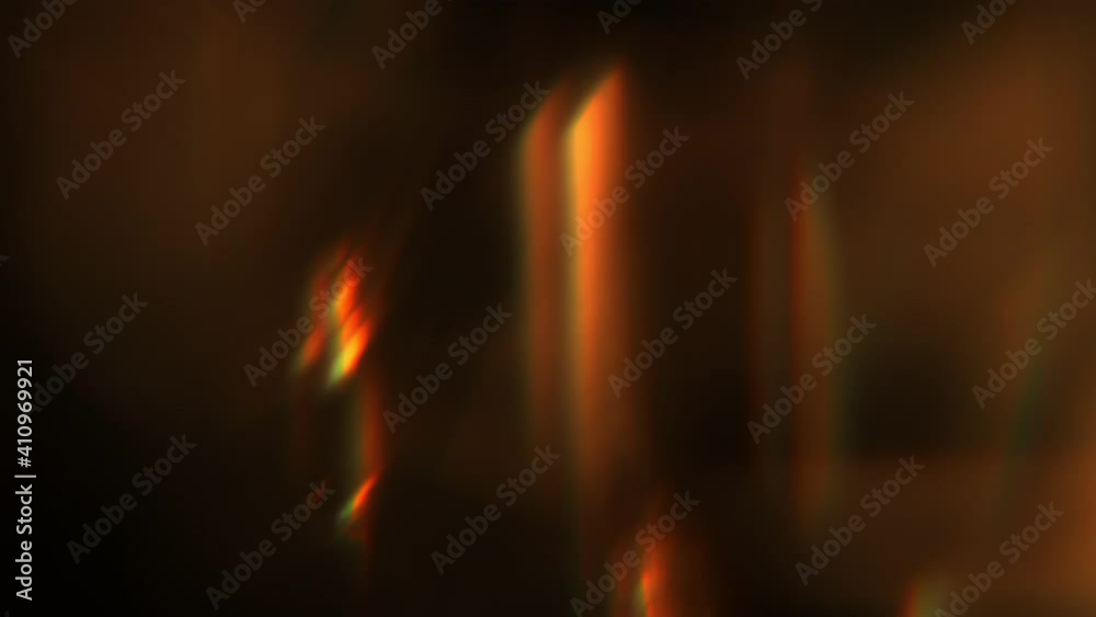 Super Slow Motion Shot of Warm Spectrum Bokeh Light Moving at 1000fps.