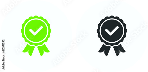 Approval Award icon vector design. Great for mobile app, web design, etc.