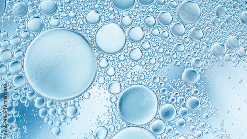 Abstract oil bubbles colored background