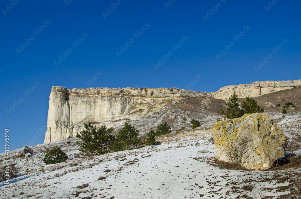 White hills in Crimea