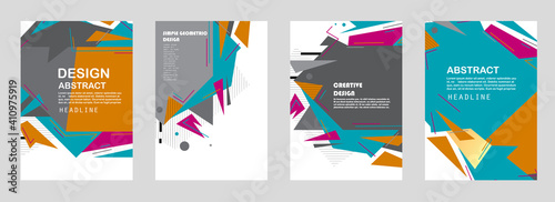 Modern abstract covers set  Modern colorful wave liquid flow poster. Cool gradient shapes composition  vector covers design.