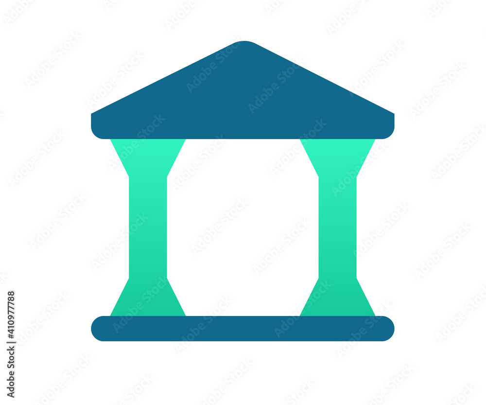 bank deposit banking single isolated icon with gradient style bank deposit banking single isolated icon with gradient style