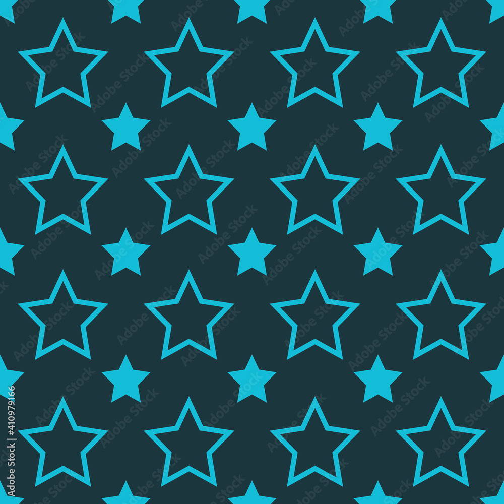 Obraz premium Stars pattern. Vector stars pattern.