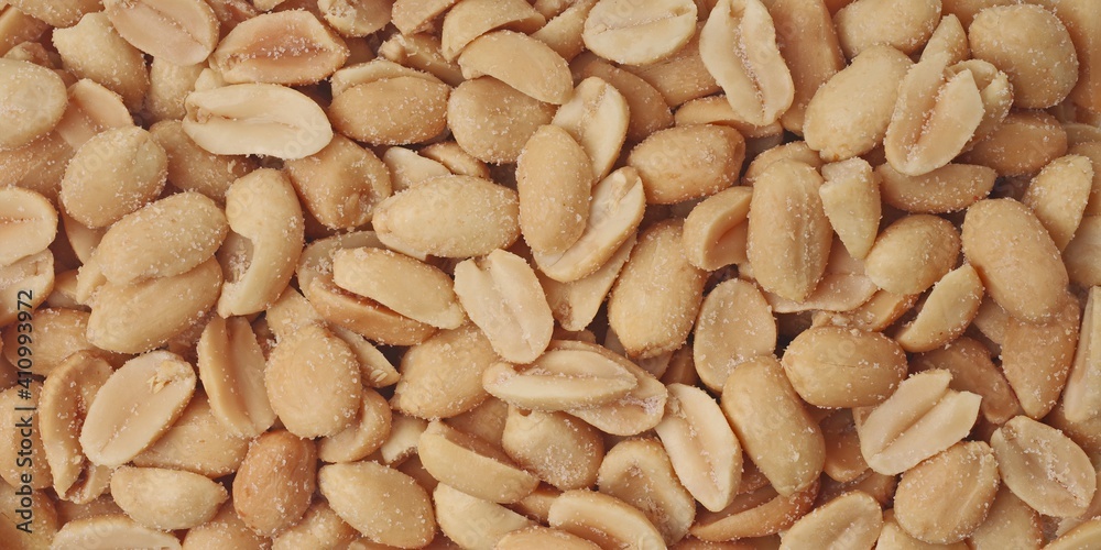 Salted peanuts. Panoramic background. Salted peanuts. Panoramic background.
