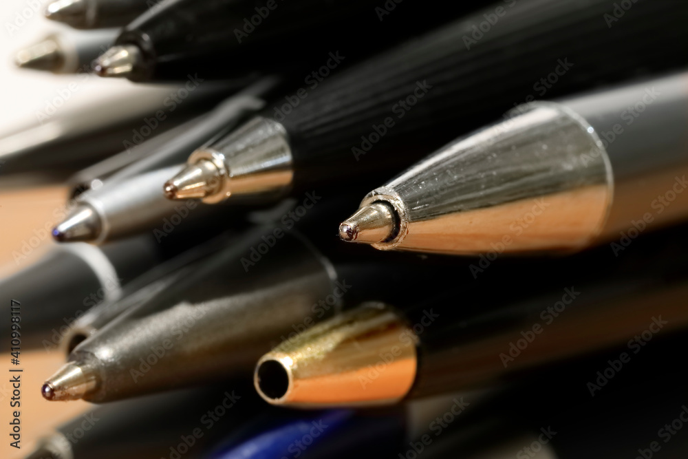 Group of miscellaneous used ball pens Group of miscellaneous used ball pens