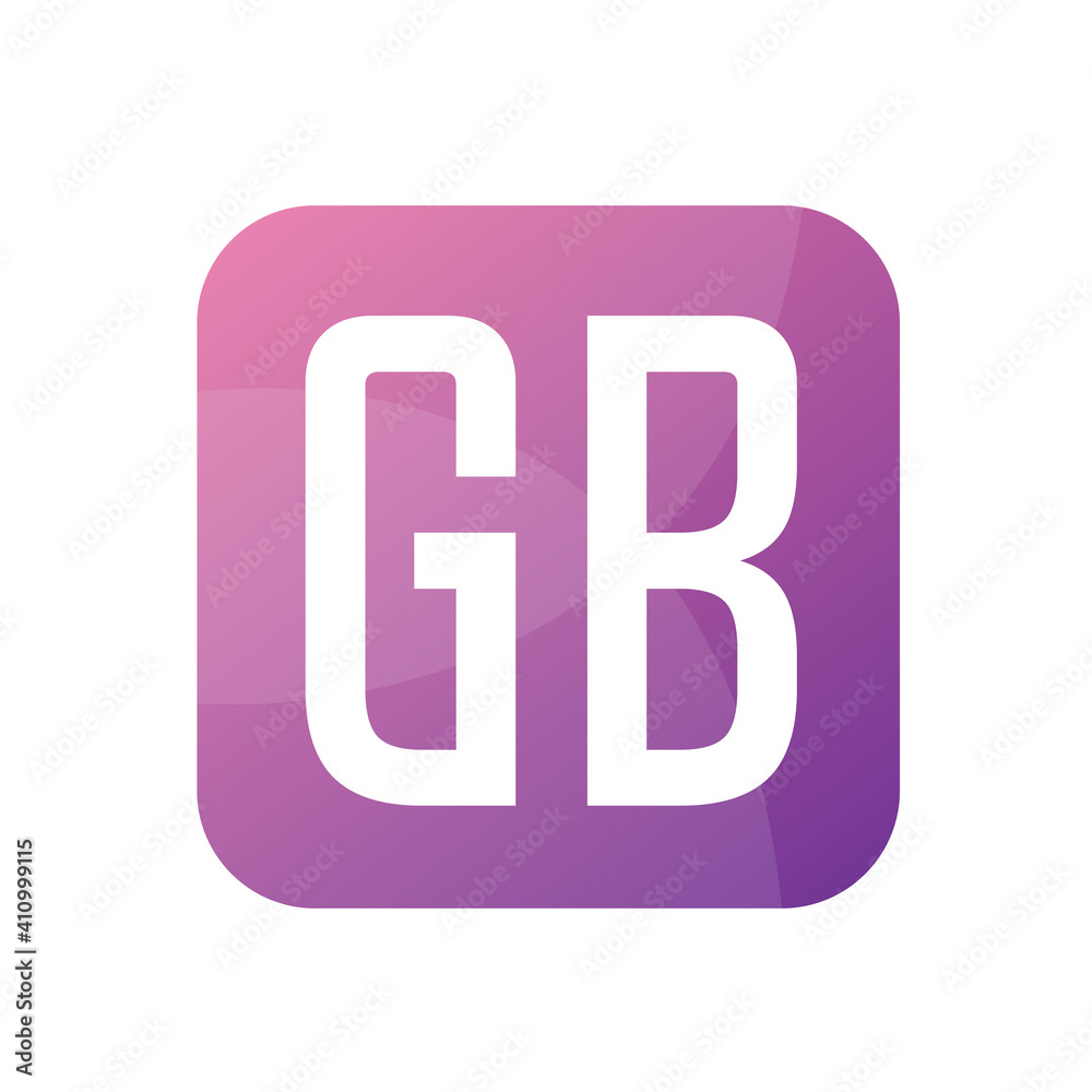 GB Letter Logo Design With Simple style GB Letter Logo Design With Simple style