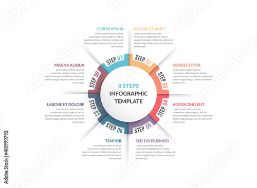 Circle Infographics - Eight Elements