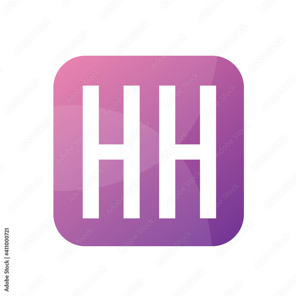 HH Letter Logo Design With Simple style HH Letter Logo Design With Simple style