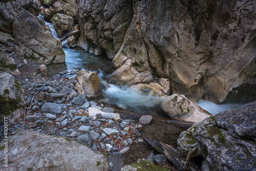 Wild river in Buila Vanturarita National Park
