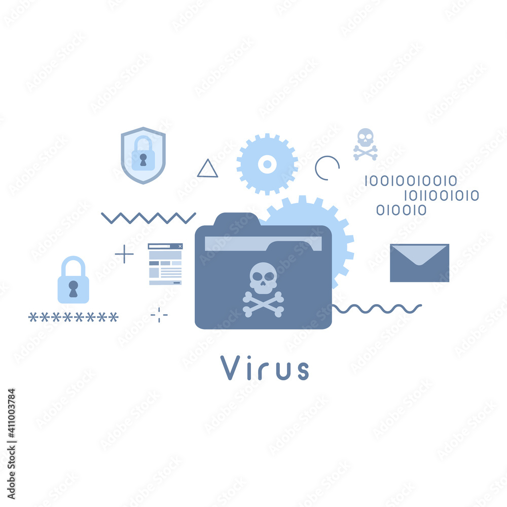 Virus icon vector illustration Virus icon vector illustration