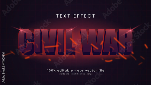 Dramatic Action Movie Style editable text effect