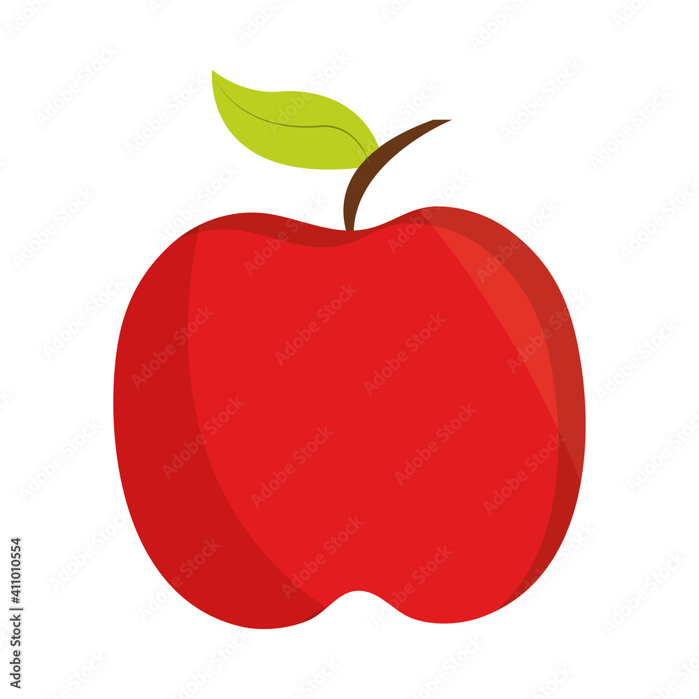 apple fruit fresh nutrition icon flat design apple fruit fresh nutrition icon flat design