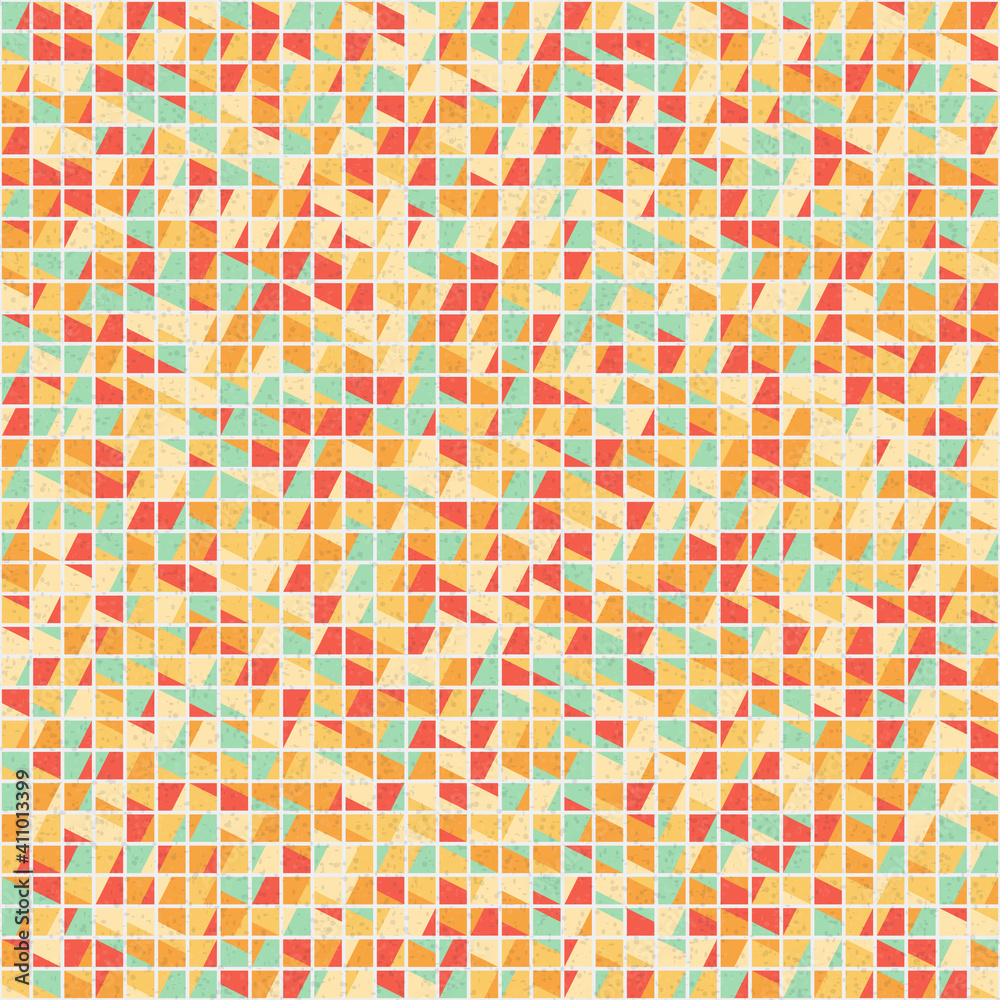 Abstract Geometric Pattern generative computational art illustration